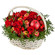 gift basket with strawberry. Serbia