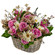 floral arrangement in a basket. Serbia
